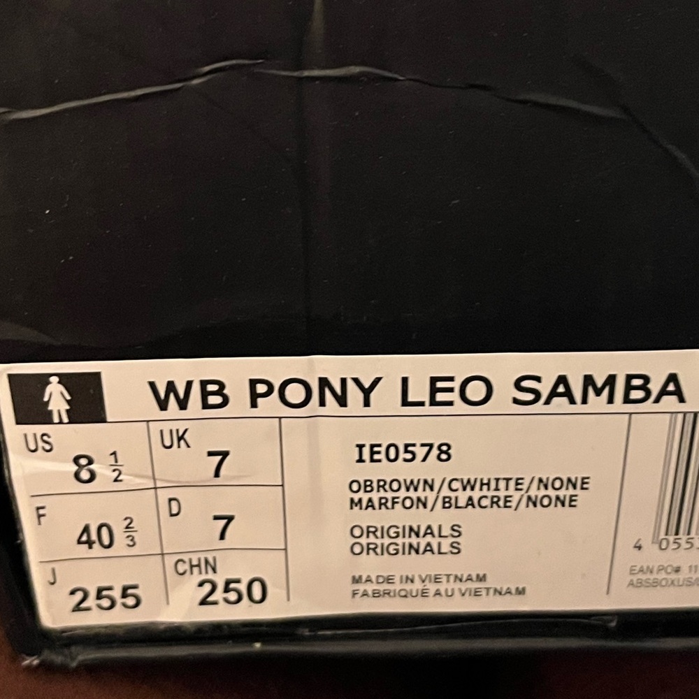 Wales Bonner, Adidas Sambas in Cheetah Print, size 8.5 - Picture 2 of 8